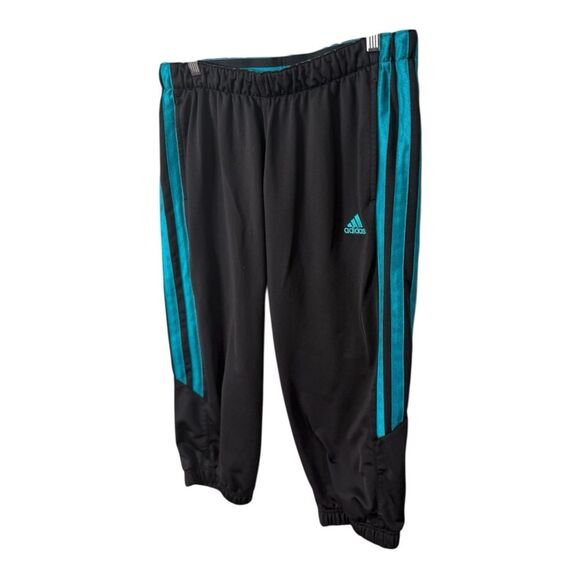 Adidas size large cropped track pants - Picture 2 of 7